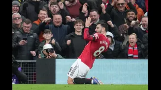 Red History! Bruno Fernandes Surpasses Cristiano Ronaldo To Become Second Quickest To...