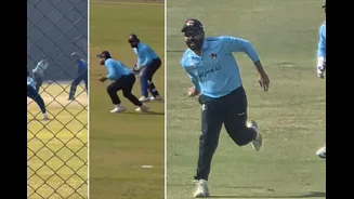 Rohit Sharma Takes Smart Catch In Slips After Golden Duck in Vijay Hazare Trophy | Video