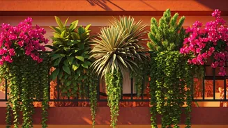 Trailing Plants Make Hot Balconies Look Effortlessly Lush