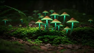 Late Night Guided Eco Walks Discover Glowing Mushrooms In Forests