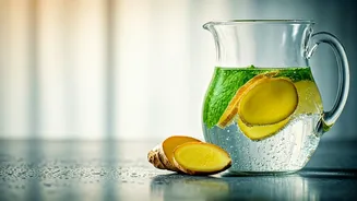 Drink Organic Ginger Juice Water To Fight Humid Fatigue