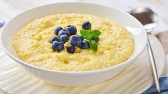 Quick millet porridge: 5-minute recipe