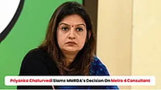 'What A Shame!' Sena UBT Leader Priyanka Chaturvedi Slams MMRDA Decision To Continue Mumbai Metro 4 Consultant Contractor After Fatal Mulund Incide...