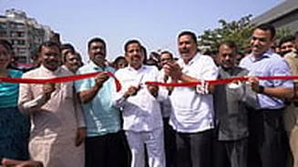 Palghar: Long-Awaited Naringi Flyover In Virar Opens To Traffic, Guardian Minister Ganesh Naik Inaugurates Key Connectivity Project