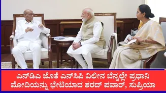ಎನ್ಡಿಎ ಜೊತೆ ಎನ್ಸಿಪಿ ವಿಲೀನ ವದಂತಿ: ಪ್ರಧಾನಿ ನರೇಂದ್ರ ಮೋದಿಯನ್ನು ಭೇಟಿಯಾದ ಶರದ್ ಪವಾರ್, ಸುಪ್ರಿಯಾ ಸುಳೆ