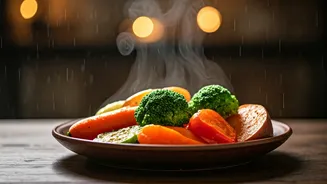 Cooked Vegetables Are The Rainy Plate Upgrade
