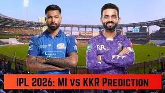 MI vs KKR IPL 2026 Prediction: Who Will Win Today's Mumbai Indians vs Kolkata Knight Riders Match?