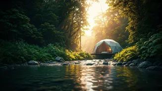 Skip Overcrowded Hills For This Secluded Northeast Riverside Glamping