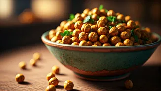 Gen Z Swaps Packaged Snacks For Crunchy Roasted Chickpea Chaat