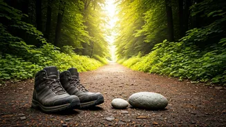 Brisk Countryside Walks Merge Into Deep Inner Yogic Reflection Movements