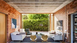 Adding exposed brick walls to decor can give rustic twist