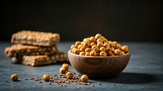 Homemade Roasted Chickpea Flaxseed Mix Outperforms Costly Protein Bars