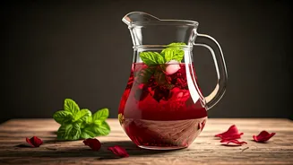 Drop The Sugary Sodas and Brew Fresh Hibiscus Mint Tea
