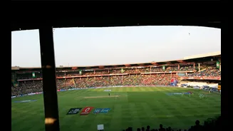 What is India's T20I record at M. Chinnaswamy Stadium, Bengaluru?