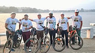 MP News: Cycling From Neemuch To Udaipur, Doctors Spread Word About Saving The Aravallis