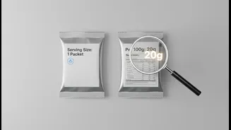 Compare Similar Products By The Same Serving Size, Not Packet Claims