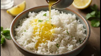 Cool Cooked Basmati Before Mixing Lemon Juice for Better Texture