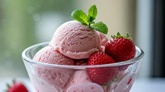 Creamy Strawberry Almond Milk Sorbet Beats All Monsoon Sugar Cravings