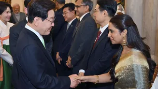 Made In Korea Star Priyanka Mohan Meets South Korean President Lee Jae-Myung | Photos