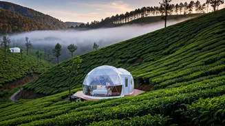 Glamping Domes Over Misty Tea Plantations Are Munnar Best Escape