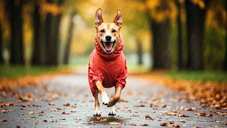 Never Skip Dog Walks With Quick Dry Microfibre Pet Raincoats