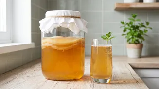 How temperature control affects your home-brewed kombucha quality during tea fermentation with SCOBY