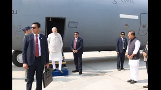 PM Modi Makes Historic Touchdown On Northeast's First Emergency Landing Highway