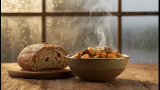The Psychology Of Rainy-Day Eating Goes Beyond Hunger, Experts Suggest