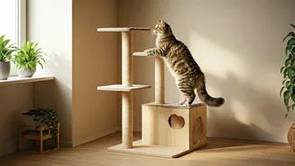 Build Multi-Tiered Climbing Shelves To Entertain Your Flat Cat