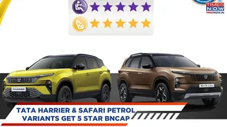 Tata Harrier And Safari Petrol Variants Get Five-Star Bharat NCAP Safety Rating - Details