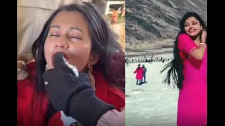 Women, In Chiffon Saree, Almost Freeze To Death In Snow-Capped Region: 'Bollywood Ke Josh Mein Hosh Kho Diya?'