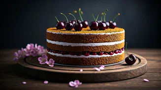 Why This DIY Fusion Cherry Cake Looks So Delicious