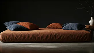 Embrace Clean Japanese Indian Fusion Inner Decor Floor Bed Setups