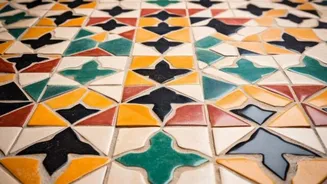 For a colorful home makeover, try Moroccan tiles