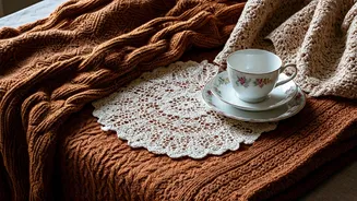 Vintage Charm Meets Ornate Textures In Granny Chic 2.0 Movement