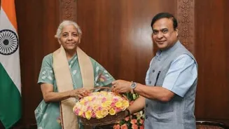 Assam CM Himanta Biswa Sarma meets Nirmala Sitharaman over floods