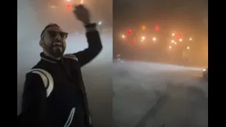 ‘Not Sure If The Plane Will Take Off’: Nikhil Chinapa Shows Ground Reality Of Delhi Smog | Watch