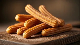 Golden & Crispy Eggless Churros: A Sweet Spanish Delight You Can Make at Home!