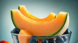 Chilled Fruit Bowls Make Cantaloupe Cool Again