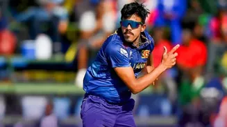 Maheesh Theekshana drops a catch, makes it up a stunning catch in the next over- WATCH