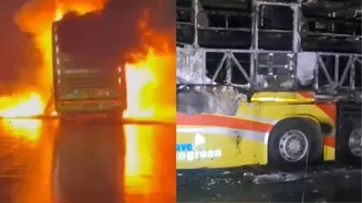 20 Charred To Death in Bus Fire Tragedy On Hyderabad-Bengaluru Route, Video Emerges
