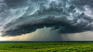 Rain Clouds Cover Central India Thanks To Arabian Sea Cyclone