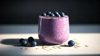 Boost Your Morning: The 5-Minute Blueberry Chia Oatmeal Smoothie