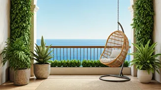 Twinkle Khanna's Dreamy Balcony Workspace: Greenery, Sea Views, and Pure Bliss