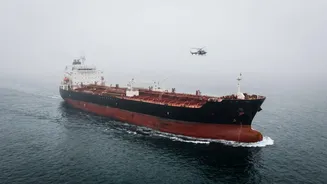 France seizes another Russian-linked oil tanker; Moscow calls it 'illegal'