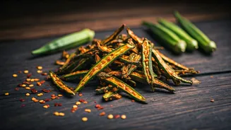 Replace Your Evening Potato Wafers With Peri-Peri Bhindi Chips