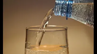 Água com gás hidrata igual à água comum?