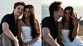 Mithun Chakraborty's 25-Year-Old Daughter Dishani Gets Engaged, Flaunts Huge Diamond Ring In Romantic Proposal Photos