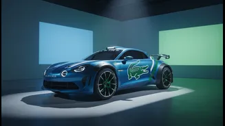 Lacoste Branding Takes Over This Alpine A290 Concept