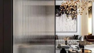 Fluted glass partitions: All about the decor game-changer